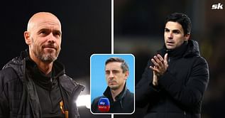 Gary Neville predicts the result of Arsenal vs Manchester United