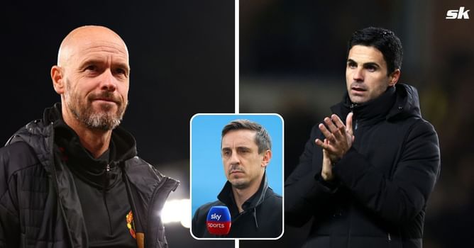 Gary Neville predicts the result of Arsenal vs Manchester United