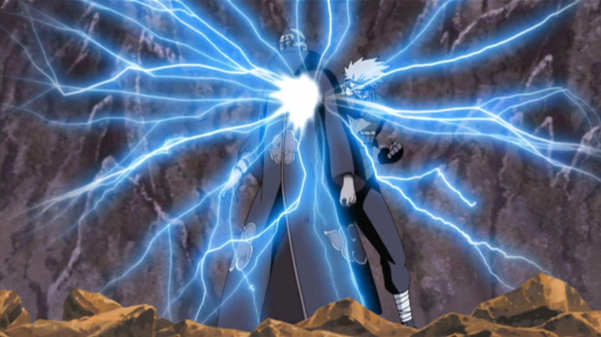 Kakashi vs Kakuzu (Image via Pierrot Studios)