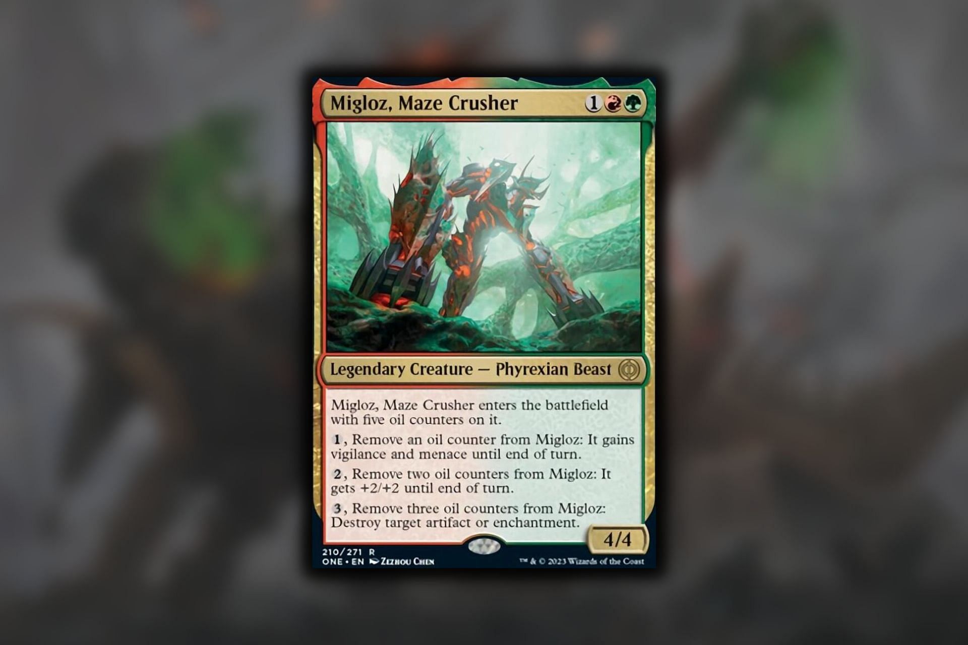 Migloz, Maze Crusher in Magic: The Gathering (Image via Wizards of the Coast)