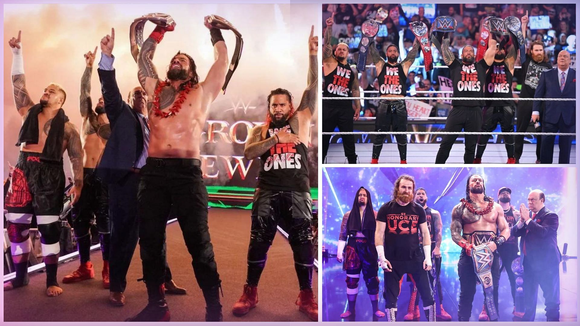 WWE Superstar Roman Reigns and the rest of The Bloodline