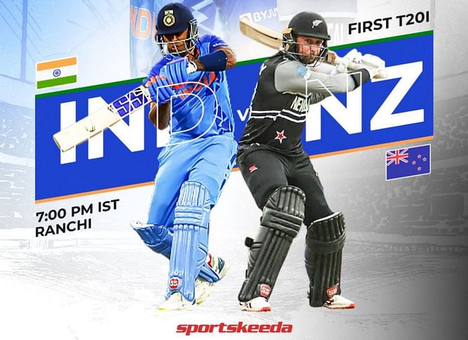 India vs New Zealand, 1st T20I: Toss result and playing XIs for today's match, umpires list and pitch report