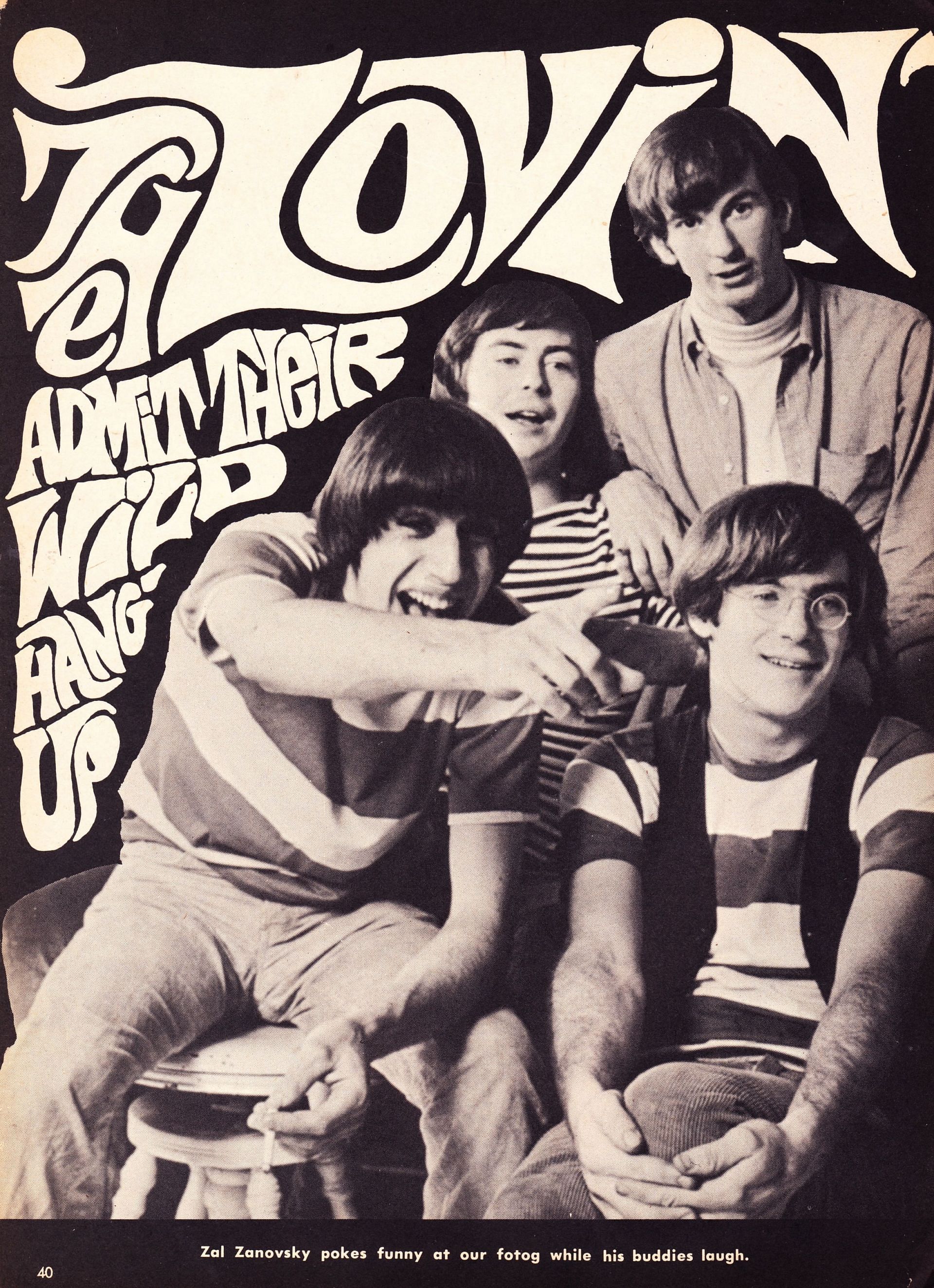 John Sebastian with his band, The Lovin&#039; Spoonful (Image via Freak Out, U.S.A. 1967)