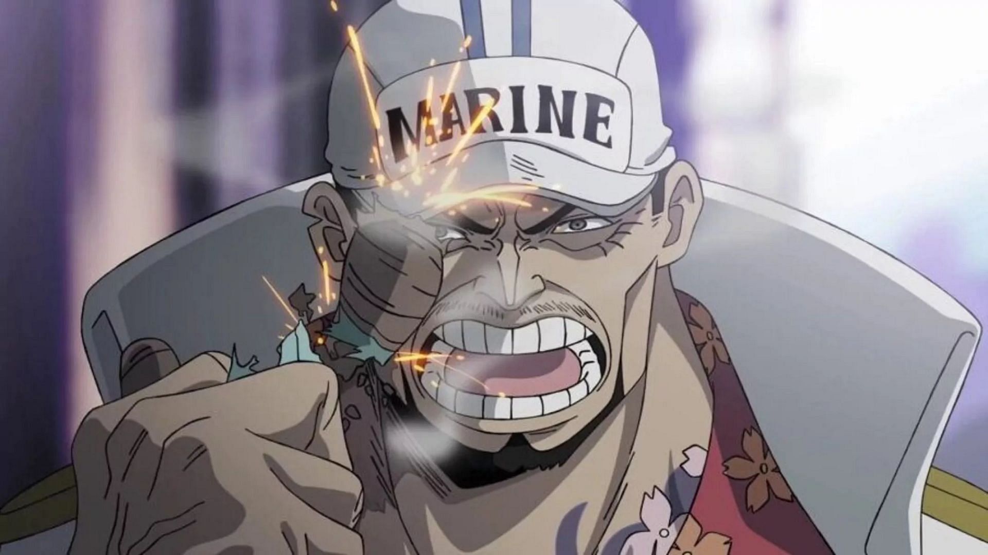 Sakazuki, also known as Akainu (Image via Toei Animation, One Piece)