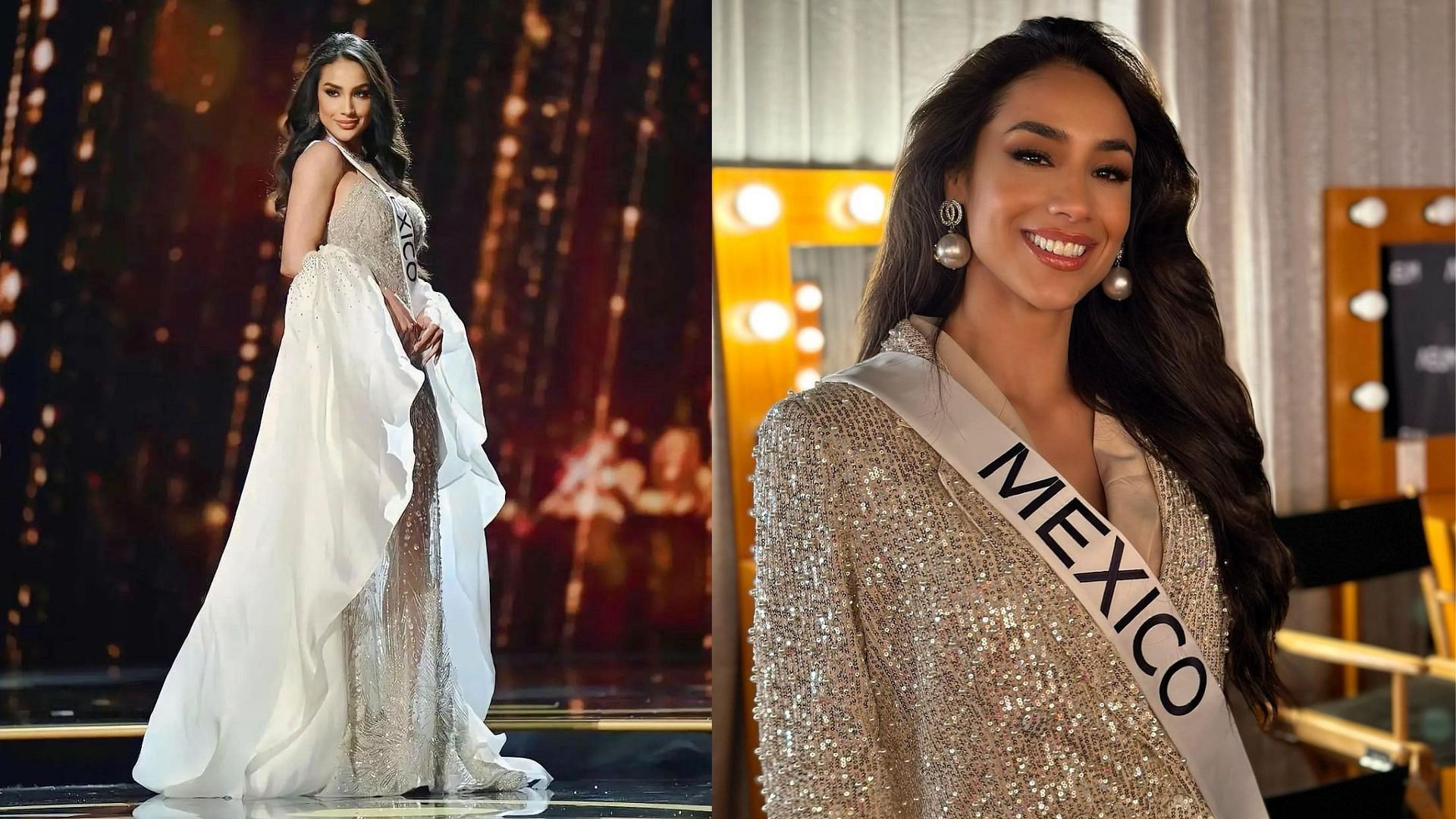 Irma Miranda takes the stage confidently during the 71st Miss Universe contest 2023
