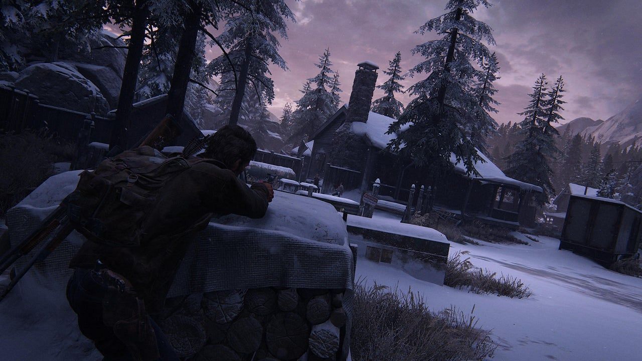 Joel in the winter (Image via Naughty Dog)