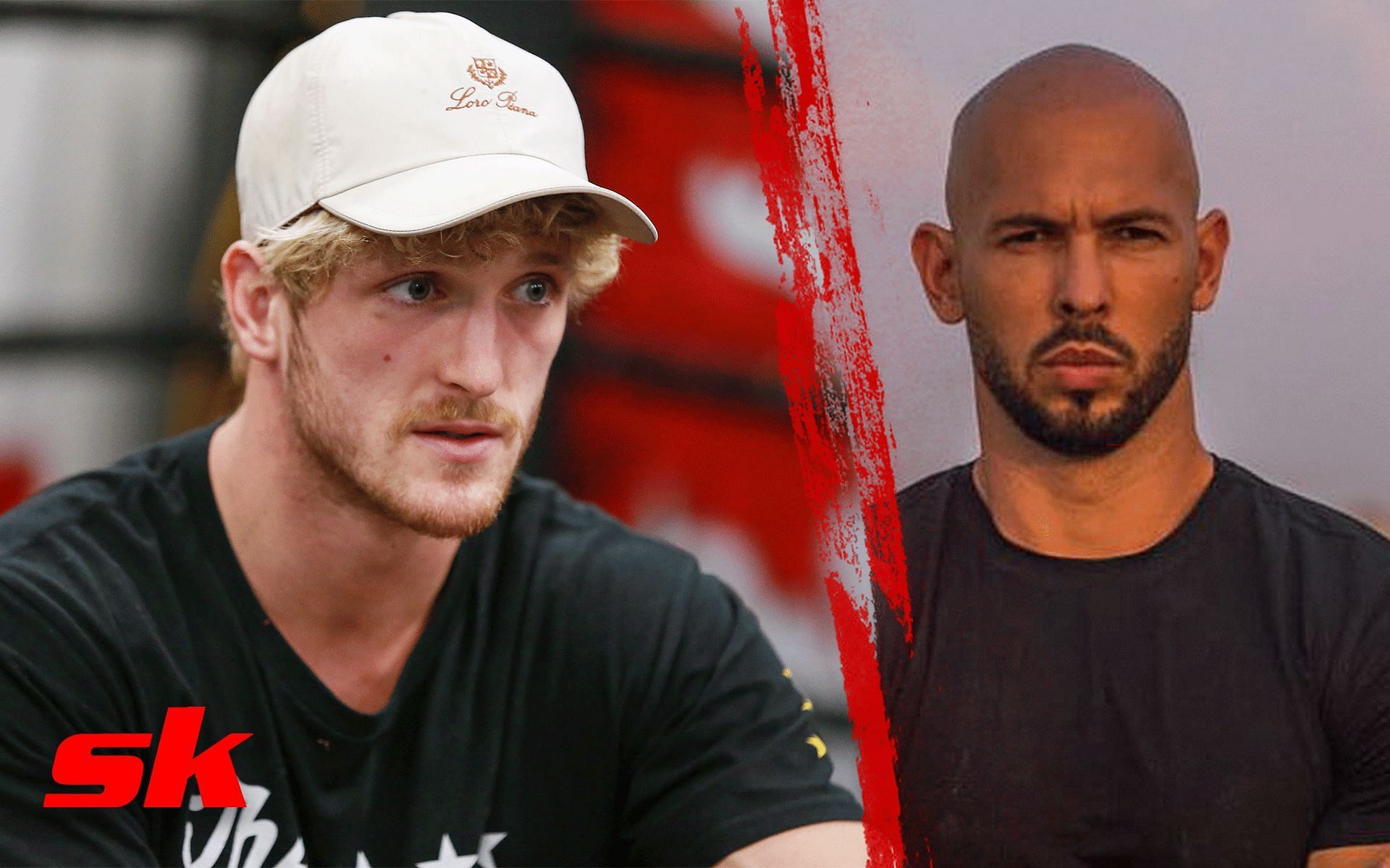 Logan Paul (Left), Andrew Tate (Right) [Image courtesy: Getty and @Cobretate on Twitter]