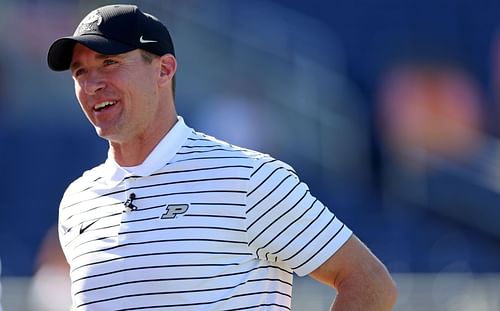 Drew Brees at the Cheez-It Citrus Bowl - LSU v Purdue game