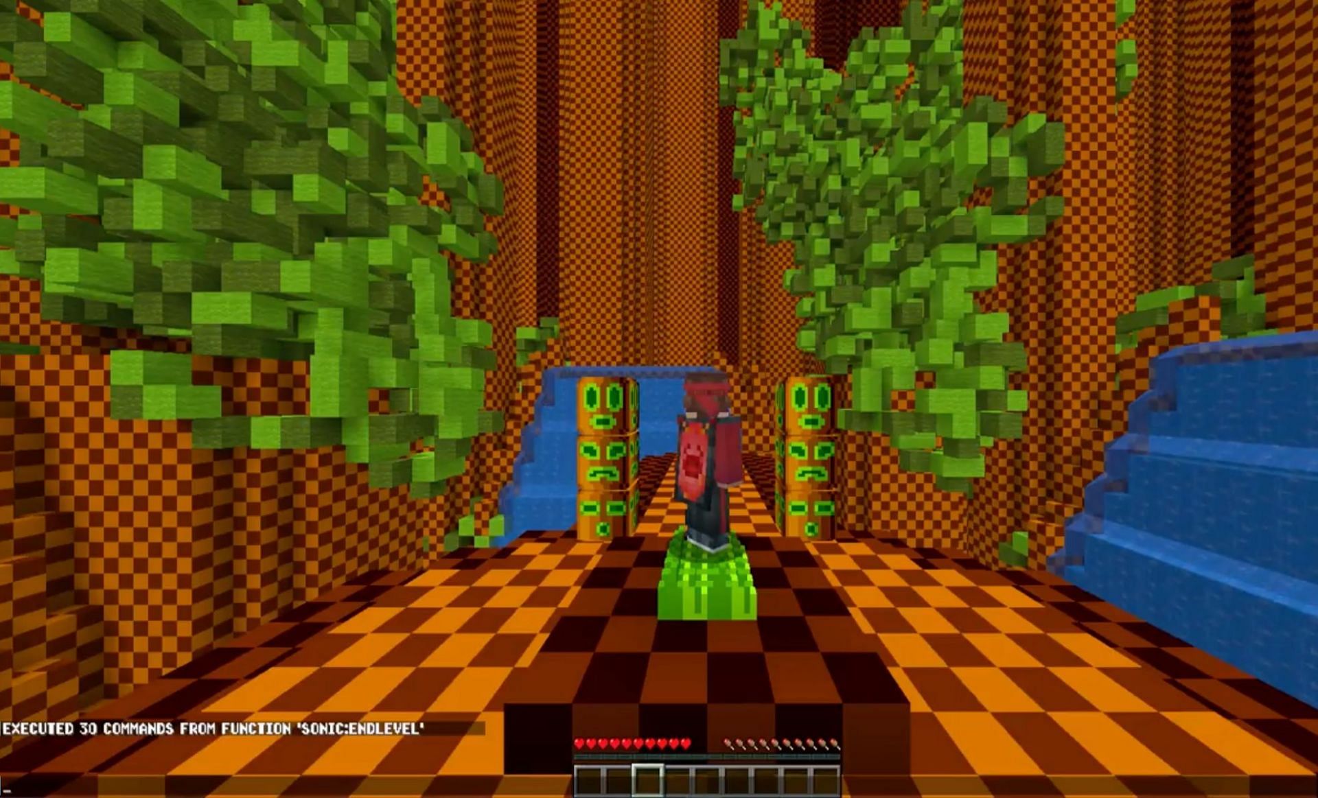 Minecraft player creates fully functional Sonic The Hedgehog game