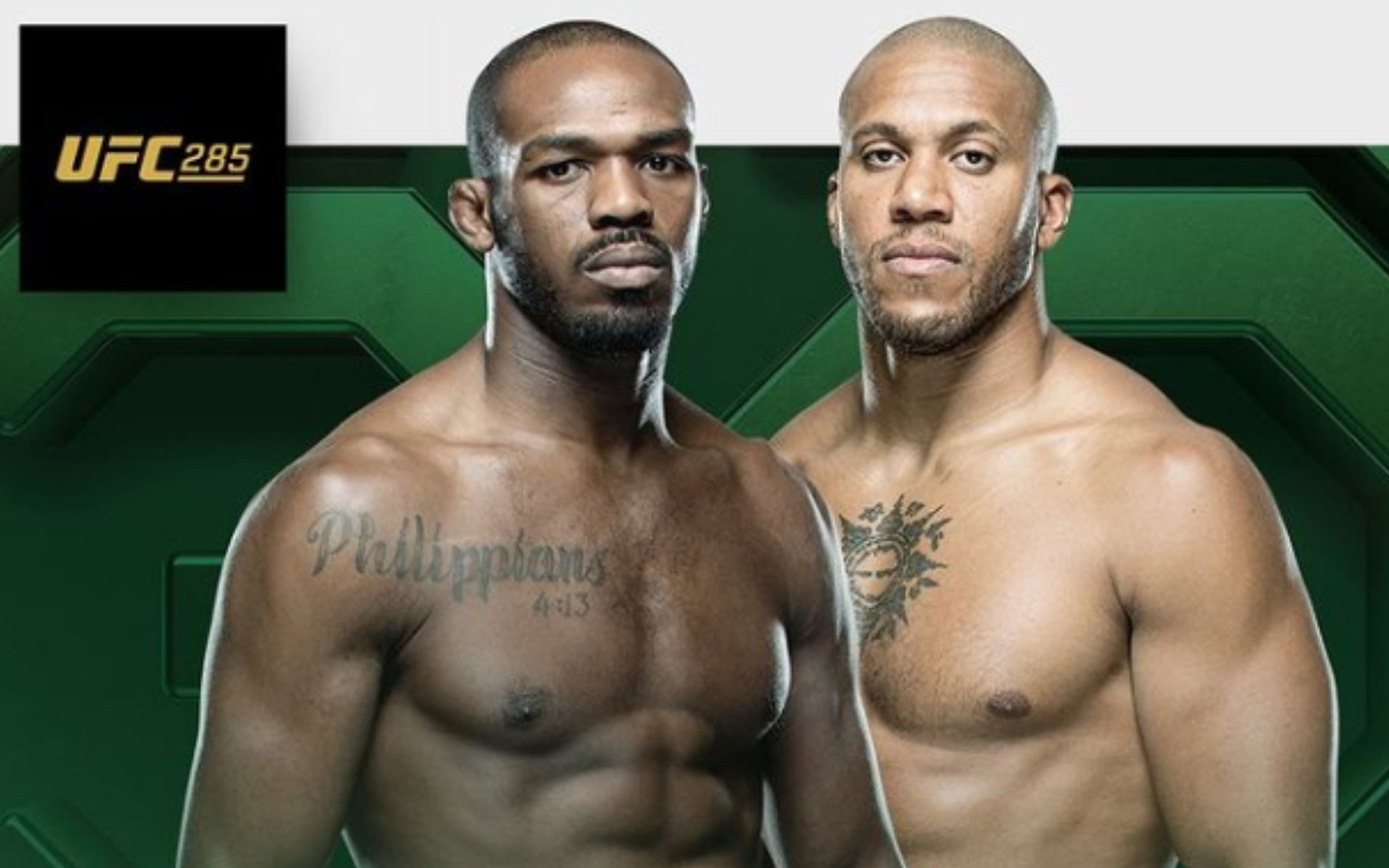 UFC 285 official poster featuring Jon Jones vs. Ciryl Gane [Image courtesy of @ufc on Instagram]