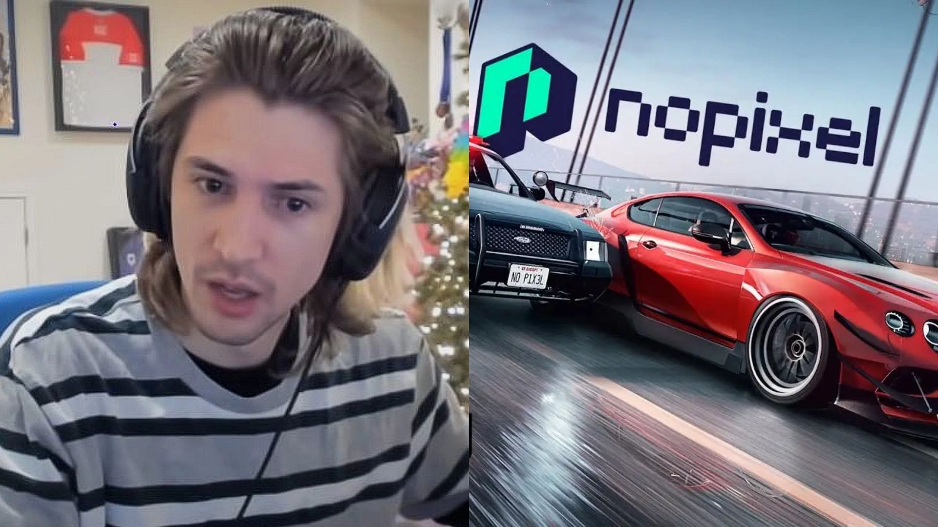 xQc claims to the main reason NoPixel shot to fame (Image via Sportskeeda)