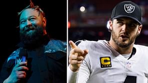 "God speed my brother" - WWE Superstar Bray Wyatt sends heartfelt message to Las Vegas Raiders QB Derek Carr