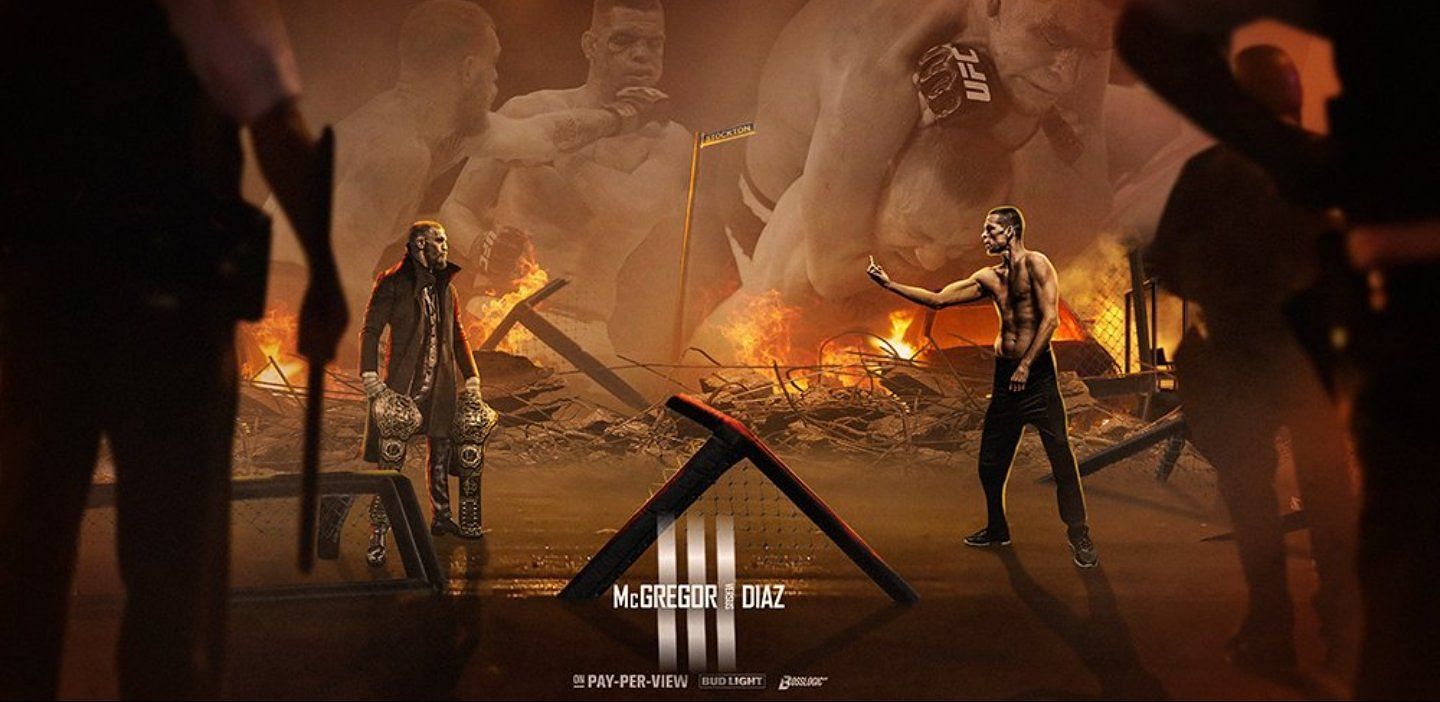 McGregor vs. Diaz 3 fan-made poster [Image via @SandhuMMA on Twitter]