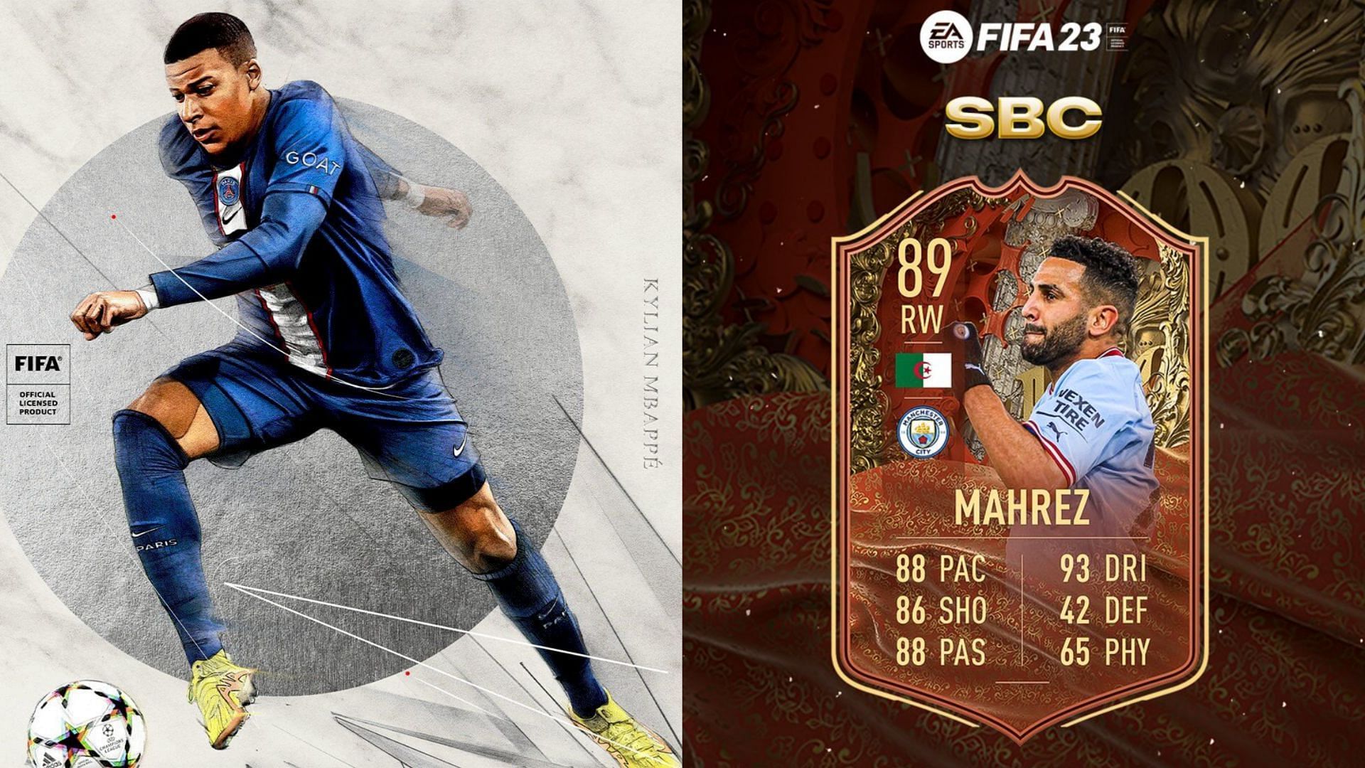 A new SBC card from the upcoming promo has been leaked (Images via EA Sports, Twitter/FUT Sheriff)
