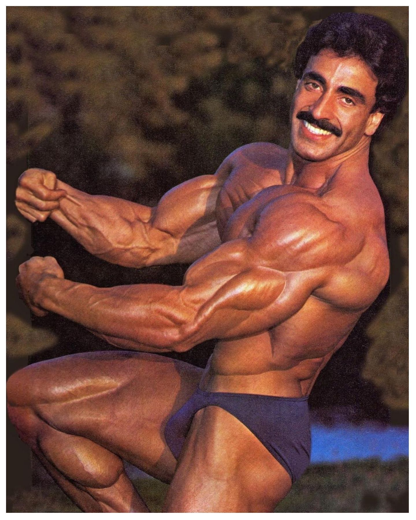Bannout poses for the camera during his prime (Image via Instagram/@officialsamirbannout)