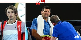 Novak Djokovic looked "good" to me, says Alex de Minaur, dismisses concerns over the Serb's Australian Open injury