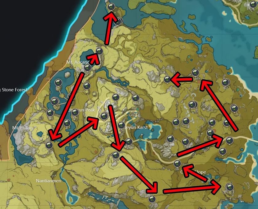 Where to find Qingxin flowers in Genshin Impact Locations and farming