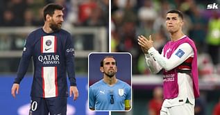 Diego Godin picks the tougher player to defend against between Lionel Messi & Cristiano Ronaldo, says they "took several titles" from Atlético
