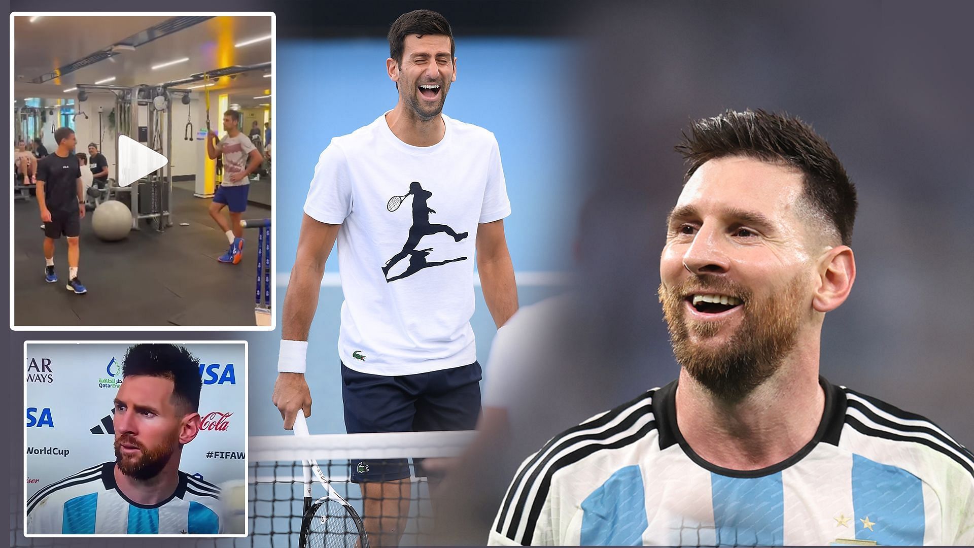 Novak Djokovic followed the 2022 FIFA World Cup closely