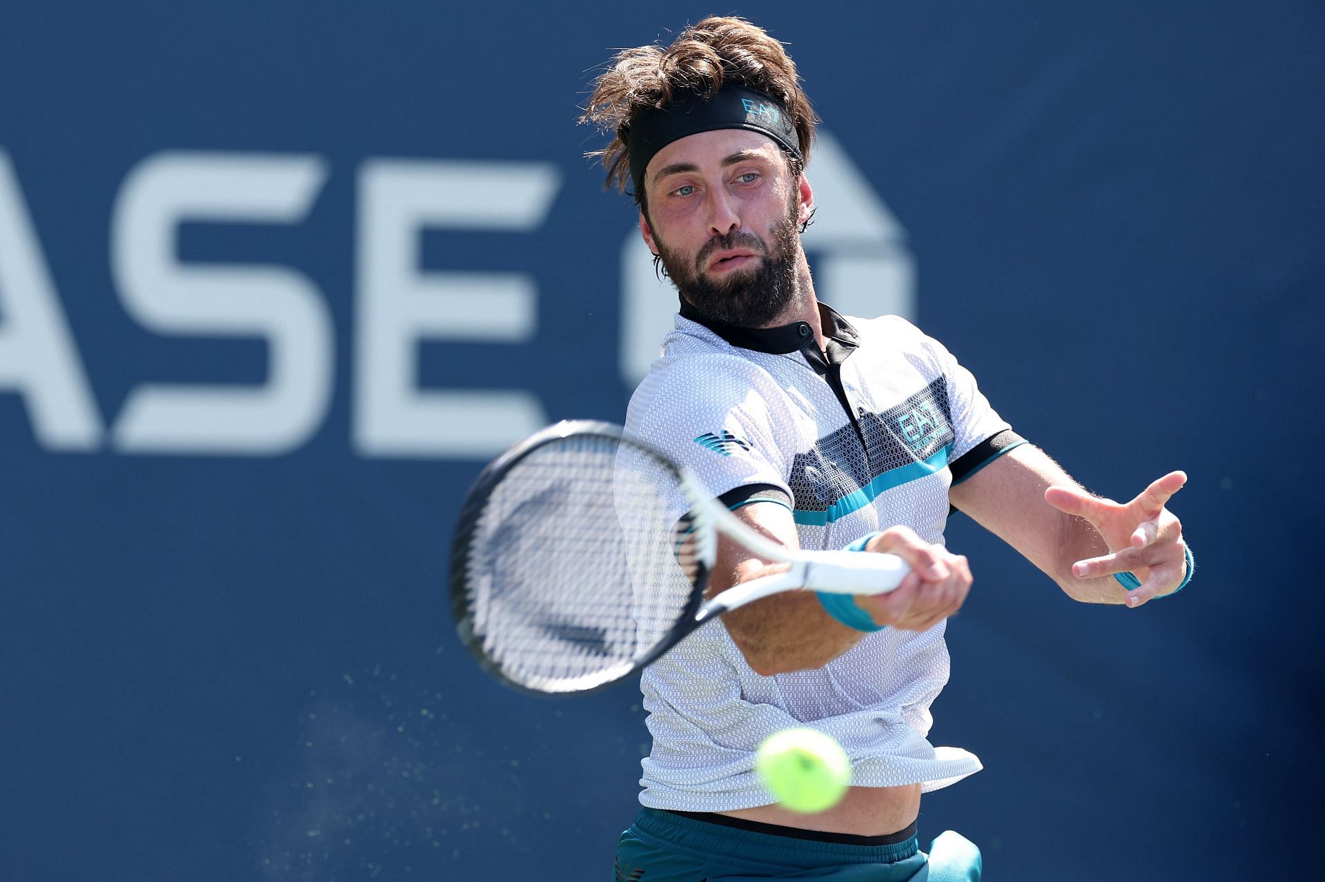 Nikoloz Basilashvili at the 2022 US Open.