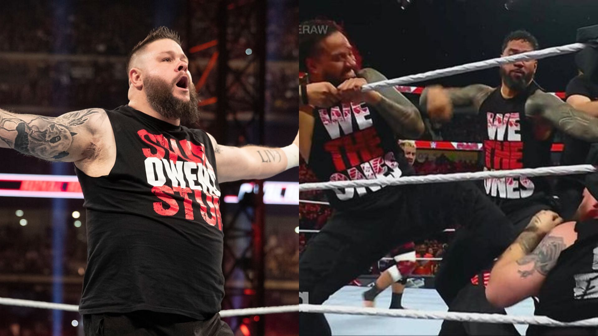 Kevin Owens was attacked by The Bloodline