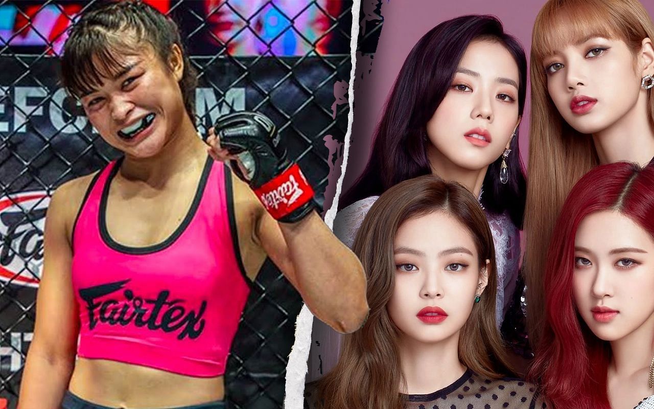 Stamp Fairtex (Left) speaks about her love for Blackpink (Right)