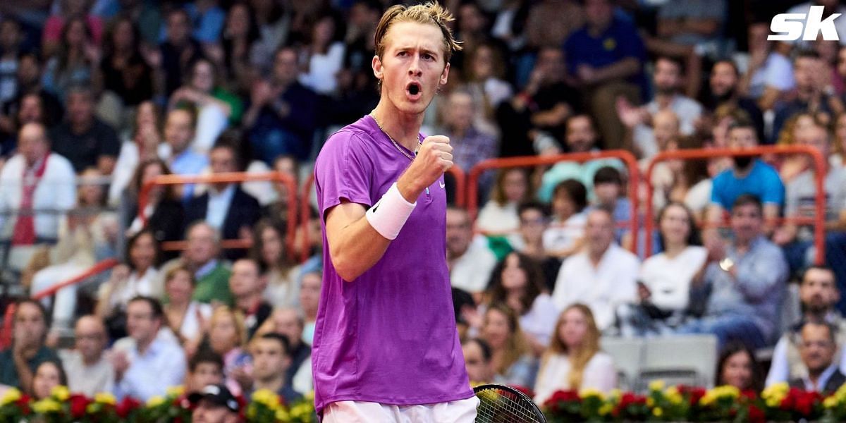 Sebastian Korda attends his first-ever cricket match 