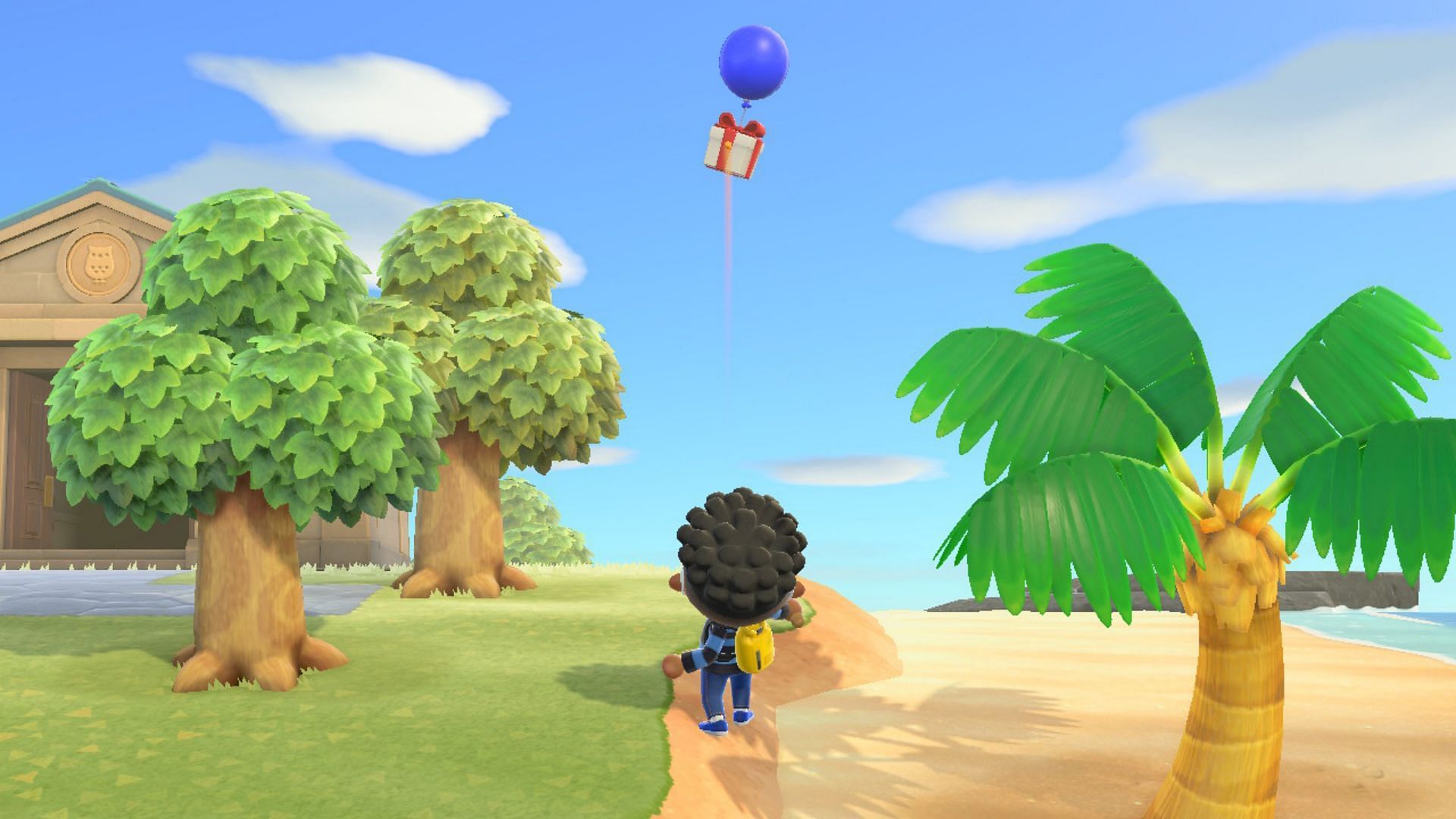 Shoot the balloon when it is in the north. (Image via Nintendo)