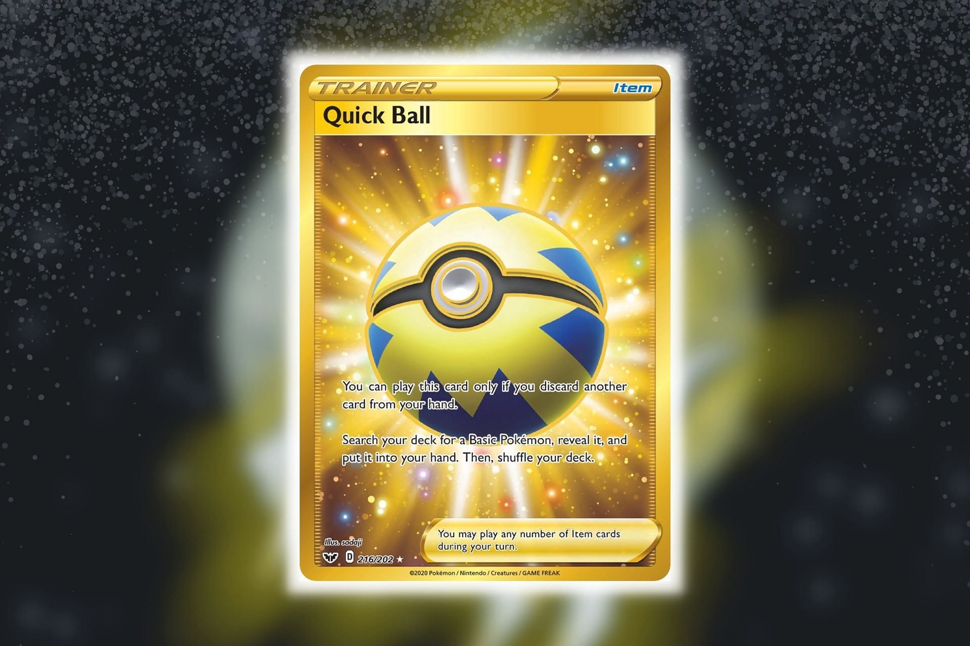 Quick Ball in Pokemon TCG (Image via The Pokemon Company)