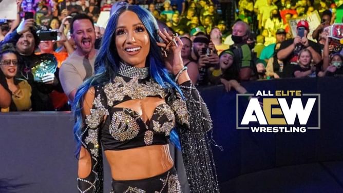 Multi-time Intercontinental Champion receives two-word message from Sasha Banks amid rumors of AEW debut