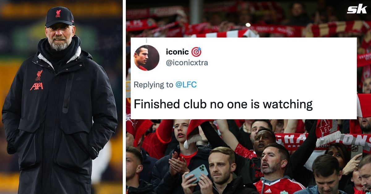 Liverpool fans are unhappy over Alexander-Arnold and Nunez being on the bench.