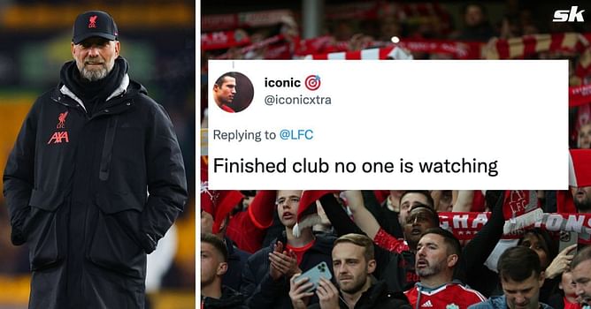 "Finished club", 'No one is watching" - Liverpool fans lose their minds as 2 key players are benched for Premier League clash against Chelsea