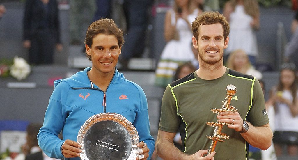 Rafael Nadal and Andy Murray