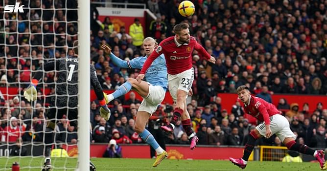 "Has the physical power to compete with them" - Ten Hag explains why Manchester United star Luke Shaw played as CB against Man City