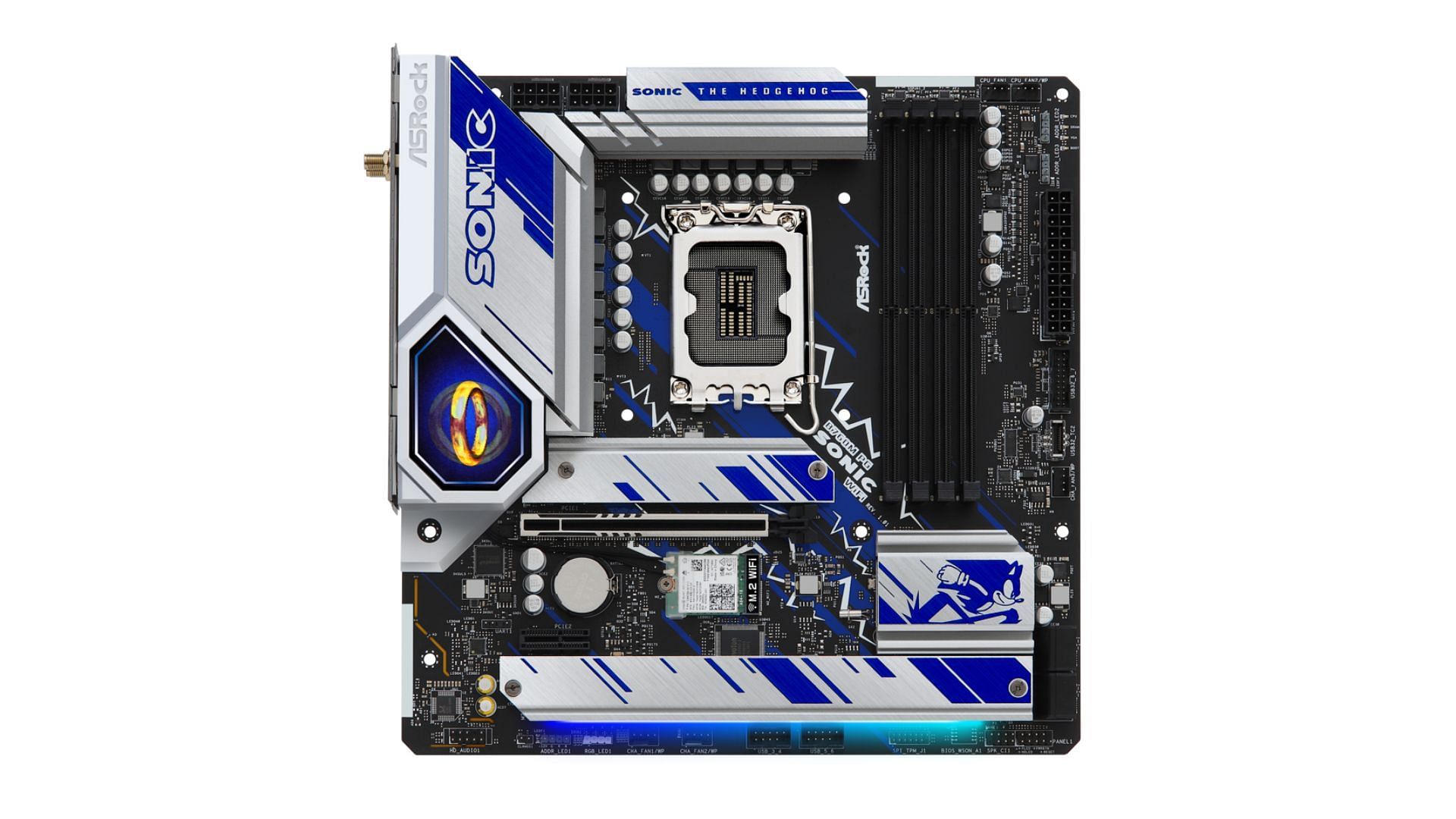 The ASRock B760M PG Sonic WiFi motherboard (Image via Newegg)