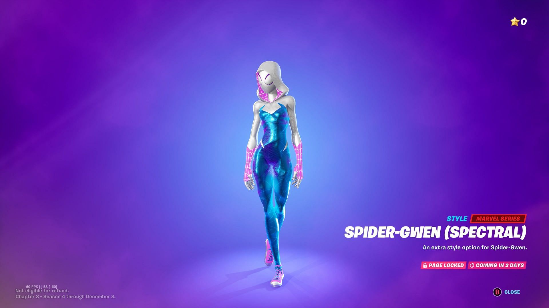 Gwen Stacy is another Battle Pass skin used by sweats (Image via Epic Games)