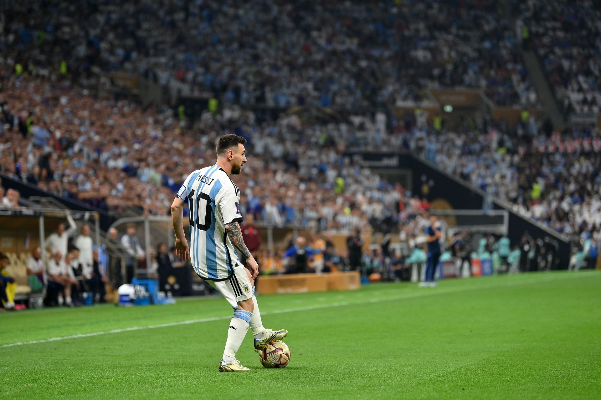 Lionel Messi won the World Cup last month.