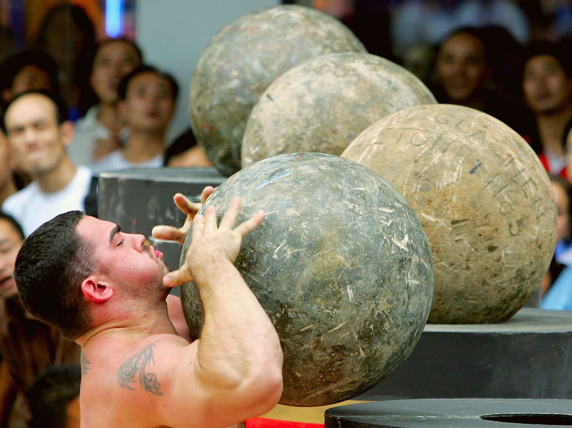 2005 World&#039;s Strongest Man Competition Held In Chengdu (Image credits: Getty Images)