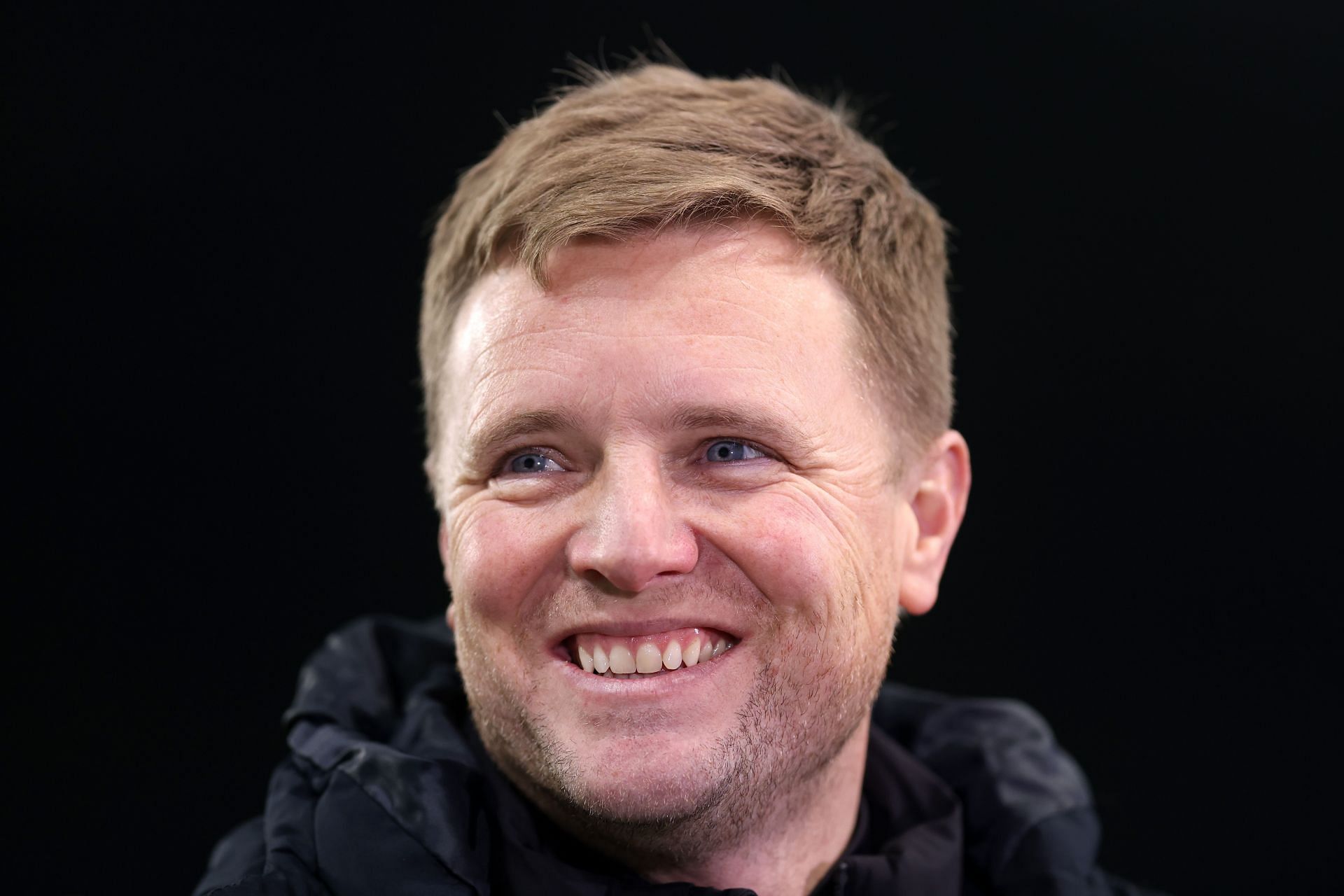 Newcastle United manager Eddie Howe reacts v Leicester City - Carabao Cup Quarter Final