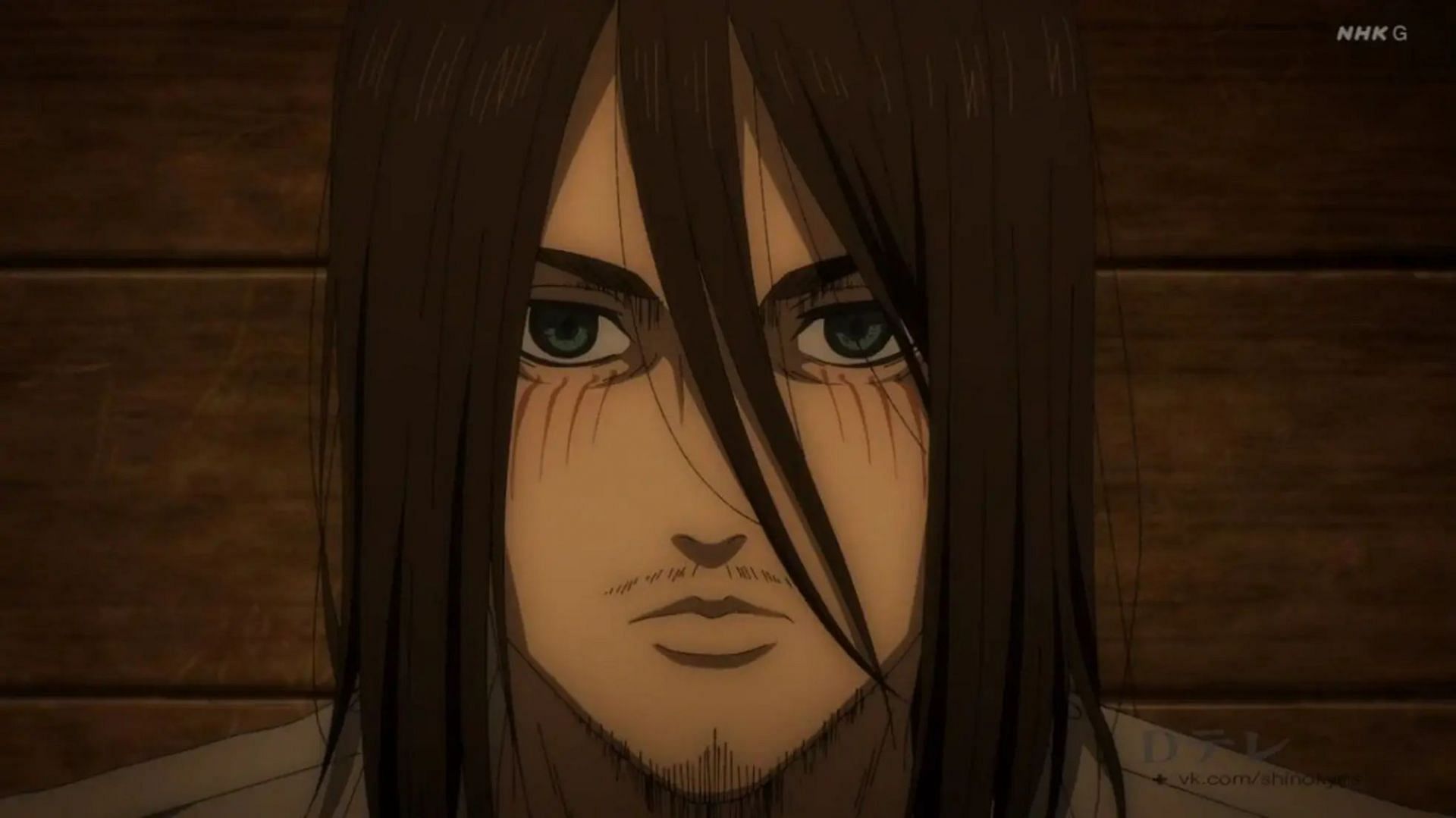 An adult Eren during the events of Season 4 (Image via MAPPA Studios)