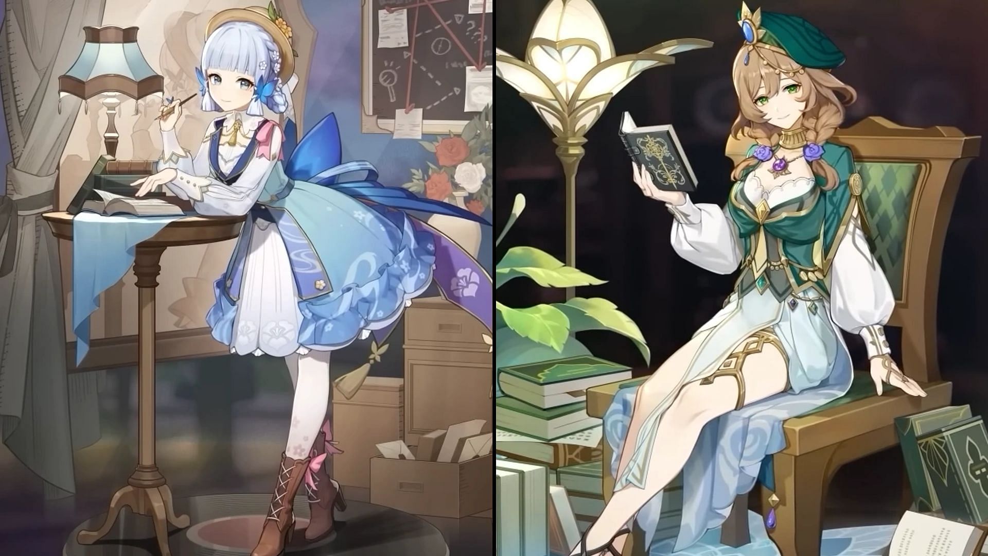 What the two new outfits look like (Image via HoYoverse)