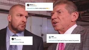 "Can't wait for Vince McMahon to destroy his potential" - WWE Universe goes berserk after Triple H signs yet another major star