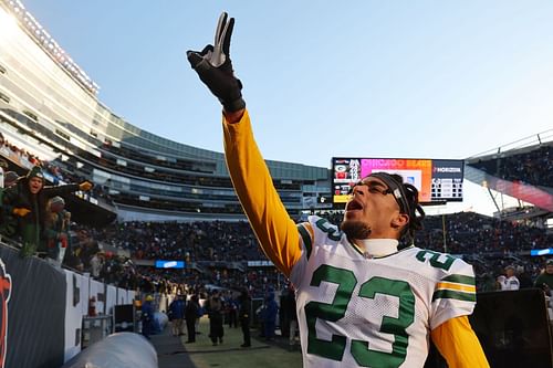 Jaire Alexander at Green Bay Packers v Chicago Bears