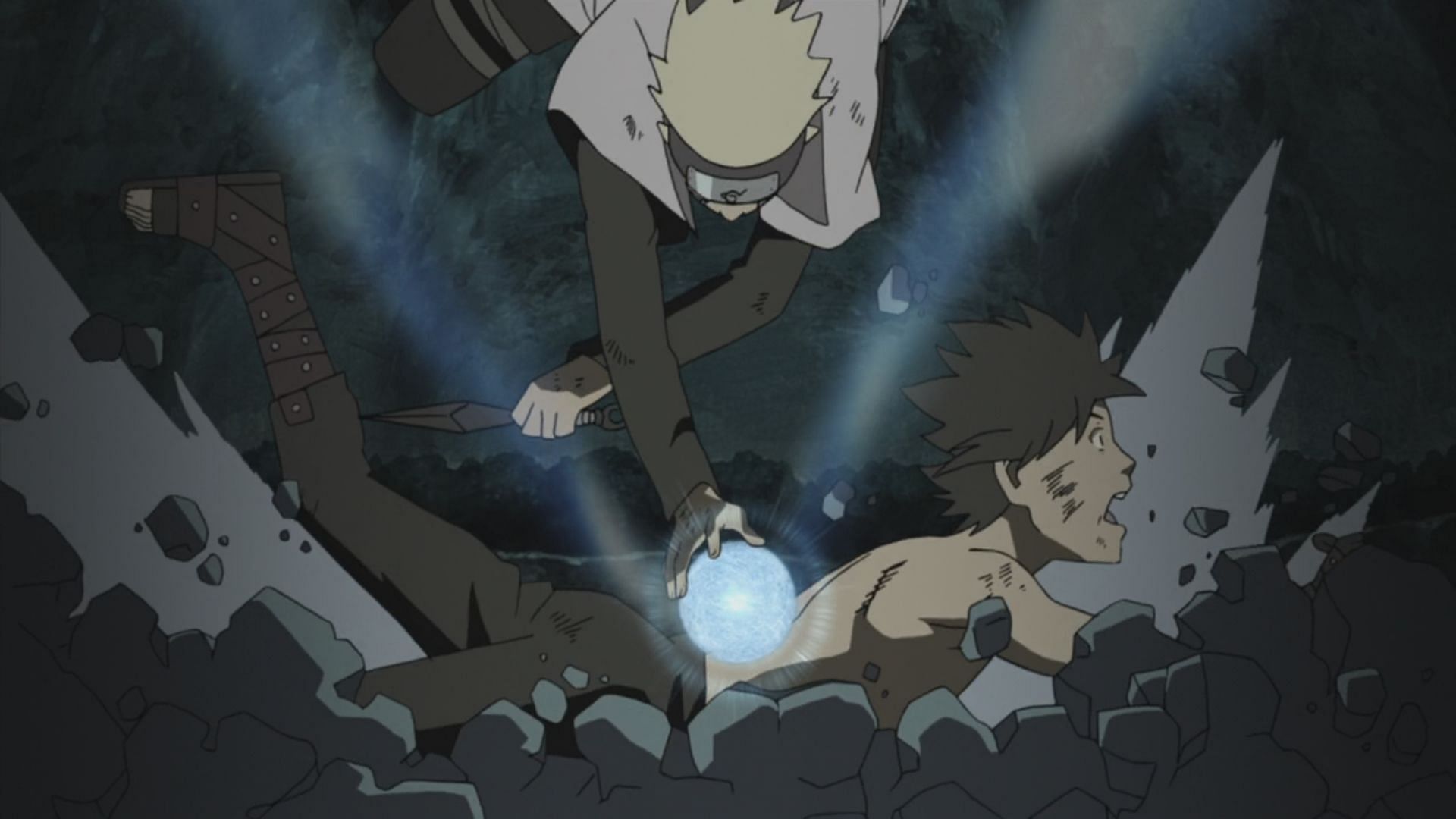 Naruto beats Menma in much the same way as Minato had beaten Obito (Image via Pierrot studios)