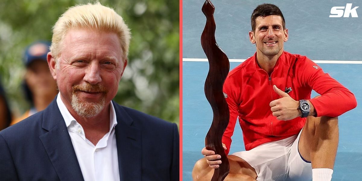 Boris Becker reacts to Novak Djokovic