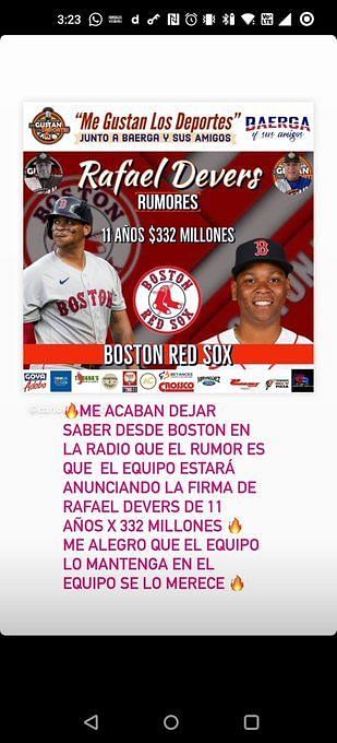 Rafael Devers Contract, Salary, Net Worth, Family, Defense, House