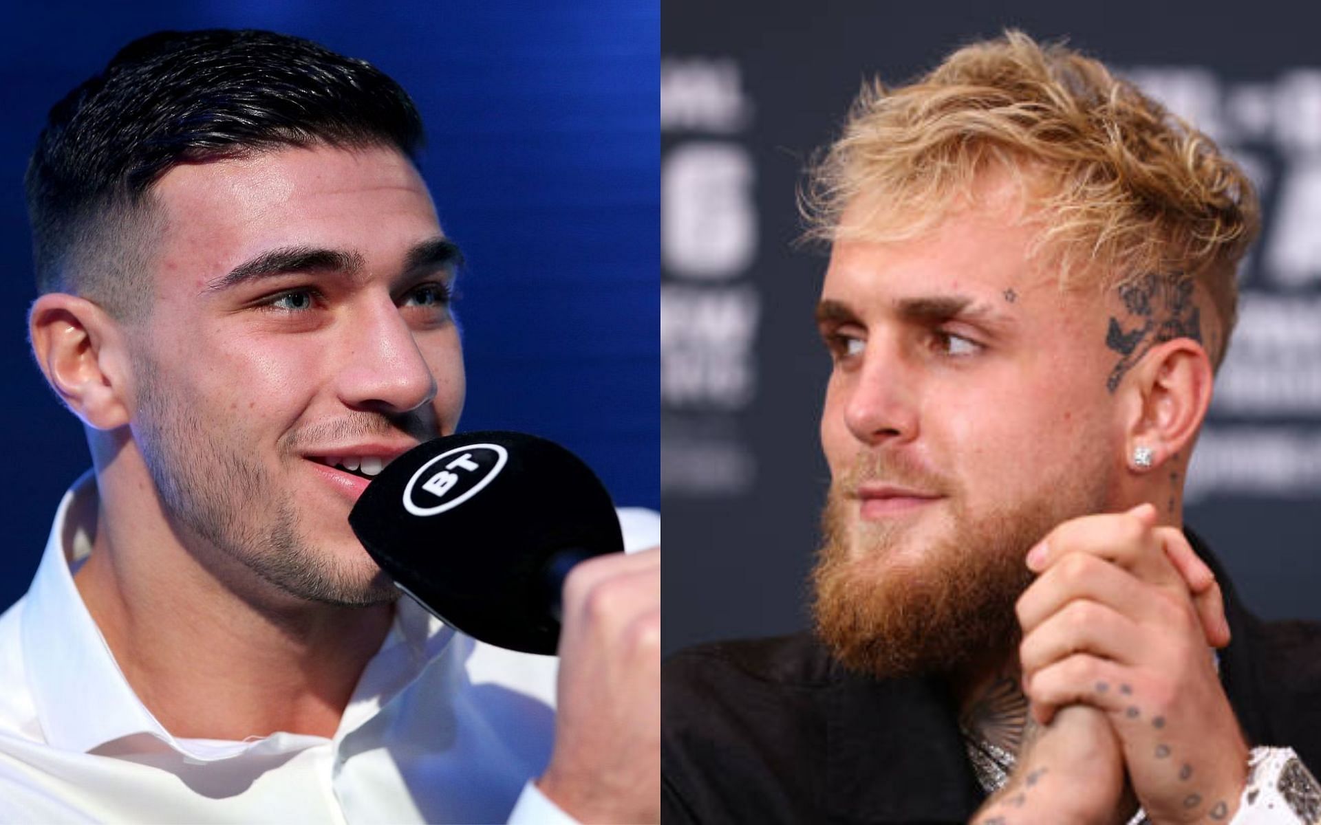 Tommy Fury (left) and Jake Paul (right)