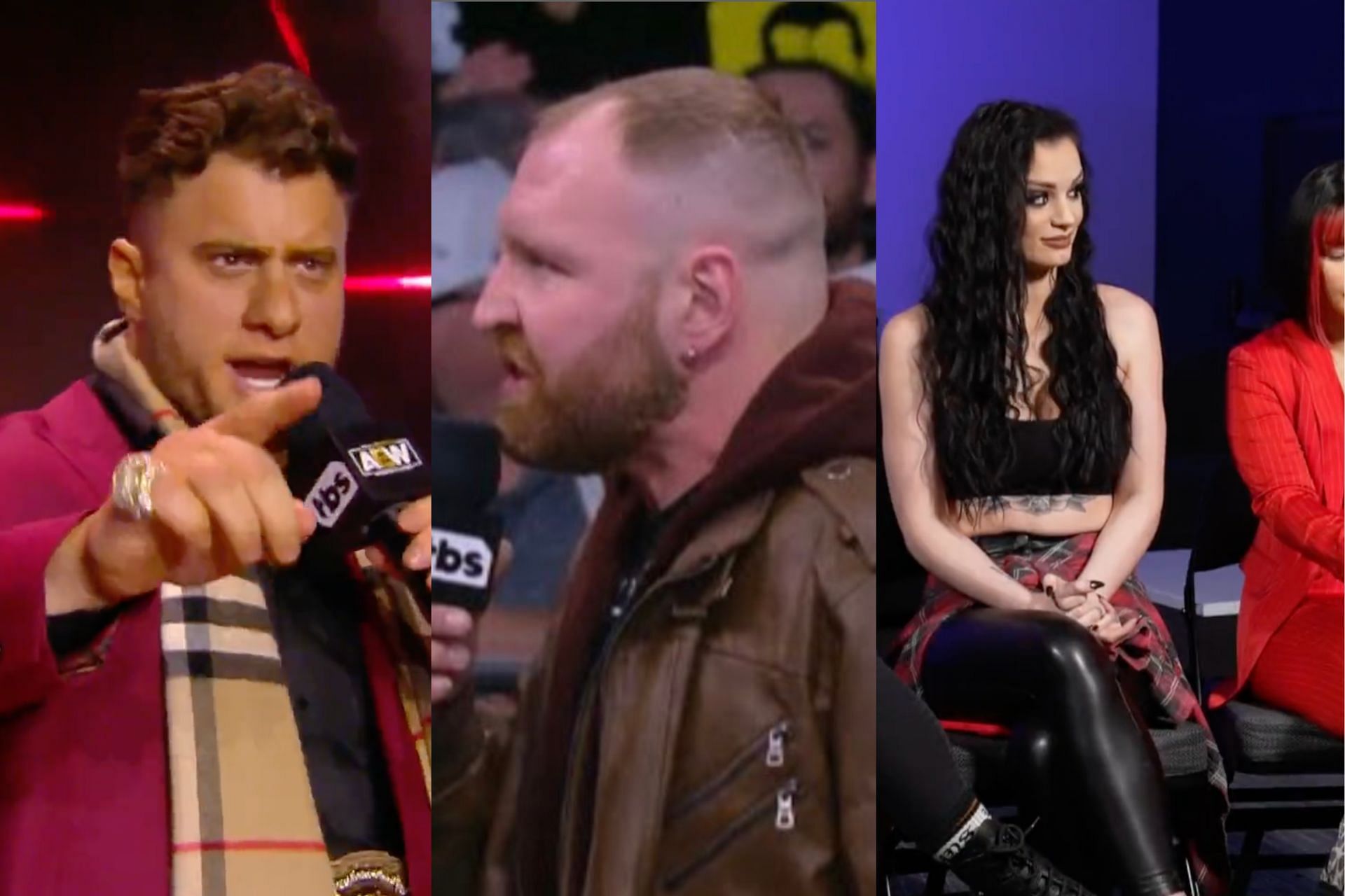 MJF, Jon Moxley and Saraya on AEW Dynamite