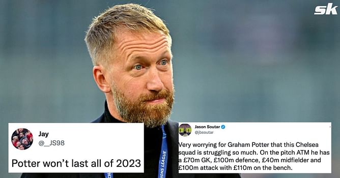 "Potter won't last all of 2023" - Twitter erupts as Chelsea are held to frustrating 1-1 draw by Nottingham Forest