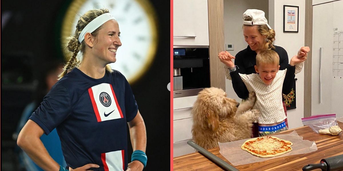 Victoria Azarenka has been spotted wearing a PSG jersey at the Australian Open.